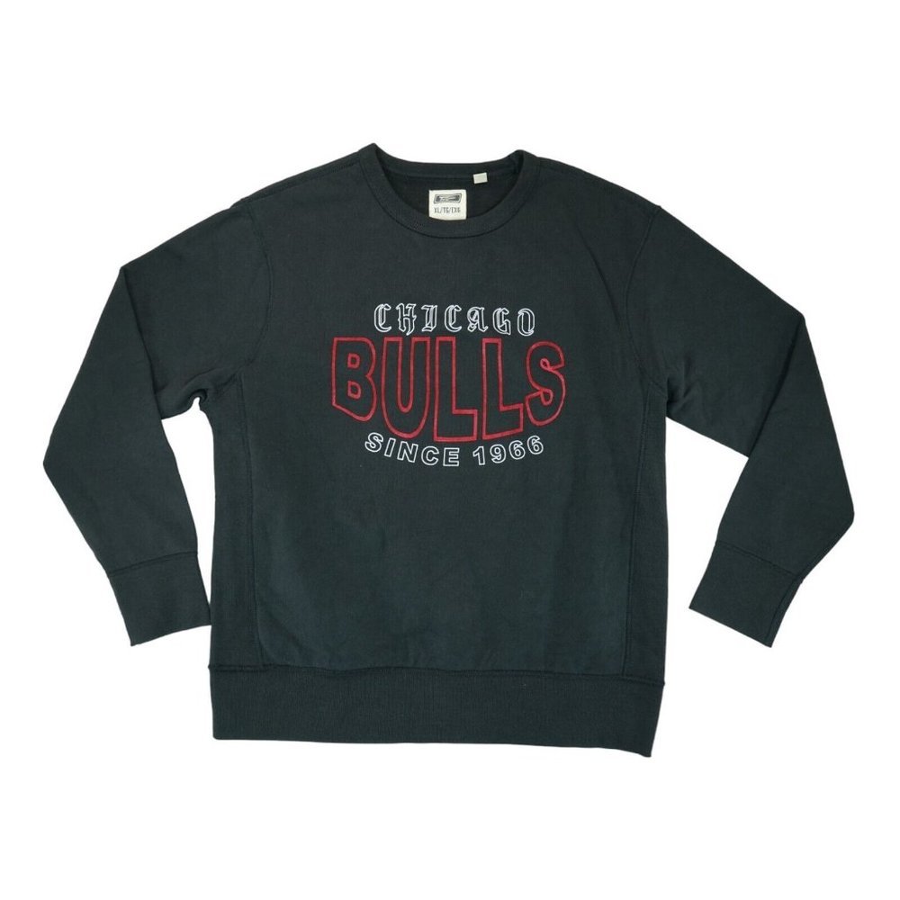 Chicago Bulls Mens Sweatshirt Tailgate Comfort‎ Blend Size XL